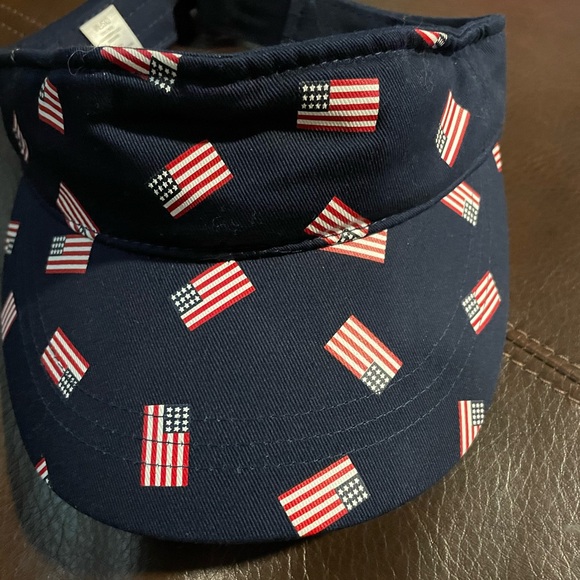 Unique Patriotic USA Flag Visor Hat, Women’s OSFM - Picture 2 of 5